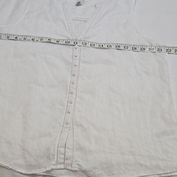 J joie Linen Blousr Xl - Picture 4 of 6
